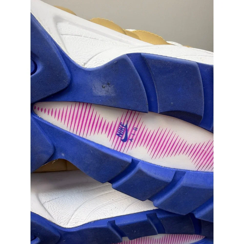Nike Air Max 95 Gold Pink Blue Sneakers Retro Running Shoes 7Y Women‎ 8.5